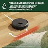 Roomba 105 Combo Robot Vacuum & Mop + AutoEmpty Dock - Self-Empties for 75 Days, Intense Power-Lifting Suction, LiDAR Navigation, Multiple Cleaning Modes, Avoids Mopping Carpet, Works with Alexa