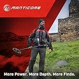 MINELAB MANTICORE High-Power Multi-IQ+ Waterproof Metal Detector for Adults with Advanced Target ID (11" Double-D Coil Included)