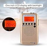 VHF Portable Full Band Radio,Handheld Airband Radio Receiver Scanner Portable Handheld Radio Receiver