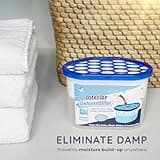 CUQOO Disposable Dehumidifier for Home 500ml, Pack of 10 Moisture Absorber Dehumidifiers for Damp, Mould, Kitchen, Wardrobe, Bedroom, Caravan, Office, Garage, Bathroom - Mini Condensation Absorbers