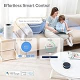 LEVOIT Smart HEPA Air Purifier for Bedroom Home 64m², Alexa & APP Control with Timer, Filter with Quiet Sleep Mode, Air Freshener, Remove Allergens for Dust Odour Pollen Smoke, Gift, Wifi, Core 200S