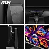 MSI MPG 272URX QD-OLED 26.5 Inch 4K UHD Gaming Monitor - 3840 x 2160 Quantum Dot OLED Panel,EL Gen3, 240Hz / 0.03ms, 99% DCI-P3, ΔE≤2, DisplayHDR True Black 400, KVM, DP 2.1a, HDMI 2.1, USB Type-C