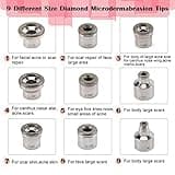 【Upgraded Version】 Microdermabrasion Machine Diamond Professional, Facial Care Salon Micro Dermabrasion Kit for Personal Home Use to Skin Rejuvenation, Tightening Beauty Machine