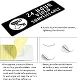 FOSHIN Acrylic Plastic Sign Spanish Por Favor Productos Femeninos Papel Humedos Para Bebes Papel De Bano Basura O Panales En El Inodoro. Gracias 10 X 3 Inch Use For Office/Business Easy To Apply