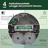 iRobot Roomba® 505 Combo + AutoWash Dock Robot Vacuum Cleaner with Mop Function (Black)
