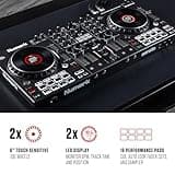 Numark NS4FX – 4-channel DJ Controller, Touch Jog Wheels with Display, Performance Pads and Effects, Booth and Main Outputs, Serato DJ Lite Included