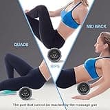 KINGFIT VF2 Vibrating Foam Roller 5 Speed Electric Remote Control Foam Roller Physical Deep Tissue Massage Exercise Recovery Muscle