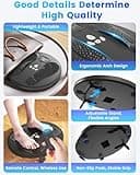 Medic Circulation Machine Blood Booster for Feet and Legs, Rechargeable EMS Foot Massagers for Pain and Circulation Stimulator Electric Foot Massage Machine Muscle Neuropathy Pain Relief for Feet
