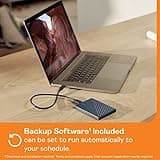 WD 5TB My Passport for Mac portable external storage, USB 3.0, Mac Compatible external hard drive, software for device management, backup and password protection, Time Machine Ready, Midnight Blue
