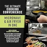 Tower T17133 AirWave Pro Oven 2-in-1 Microwave & Air Fryer with Digital Display Vortx Technology, Magnawave Technology, 20 Cooking Pre-sets, 26L, 900W, Black