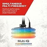 Minelab Vanquish 540 Multi-Frequency Pinpointing Metal Detector for Adults with Iron Bias & V12 12"x9" Double-D Waterproof Coil (4 Detect Modes, Wired Headphones & Rain Cover Included)