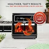 Breville Halo Flexi Air Fryer | Digital Dual Air Fryer Oven | 11L: Serves 10+ People | Fry, Bake, Grill, Roast & Reheat | 2400 W | Save £65 a Year on Energy Bills* | Black [VDF130]