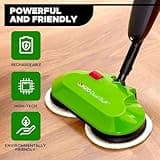 H2O HD Dual Buff Steam Mop Attachment Head - Great For Floor Buffing, Floor Cleaning and Floor Steaming Of Sealed Hardwood, Kitchen and Bathroom Floor Tiles - Includes 2 Soft Scrub Washable Pads