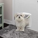 Ferplast SWING MICROCHIP L Universal Cat Flap for Dogs and Cats - 4 Closing Modes - Wind-Stopper System - Closing Shock Absorber - Magnetic Anti-Oscillation - Direction Indicator - White