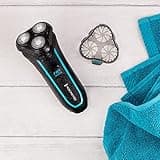 Remington R6 Aqua Men's Electric Shaver (Cordless, Wet & Dry, 100% Waterproof, Rotary Shaver, Pop-up Detail Trimmer, USB Charging, 60-Minute Usage, 90-Minute Charge with 5-Min Quick Charge) R6000