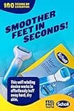 Scholl Velvet Smooth Electric Foot File with Cracked Heel Refill - Pedicure Foot File for Hard Skin and Callus Removal, Includes Velvet Smooth Roller and Cracked Heel Roller