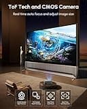 Netflix Certified 4K Projector, 1800 ANSI Bright Daylight Projector with Google TV, WiFi6, Dolby Audio, Auto Focus Short Throw Home Theater for Living Room & Office