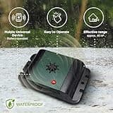ISOTRONIC® Ultrasonic Bird Repeller device, Battery powered portable Bird Deterrent, Scarer - Pack of 2 Pcs.