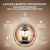 Lavazza, A Modo Mio Deséa Coffee Capsule Machine, Compatible with A Modo Mio Coffee Pods, Touch Interface, Sound Alerts, Automatic Shut-Off, Dishwasher-Safe Components, 1500W, 220-240V, White Cream