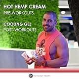 Remedium Health Active Hot Hemp Cream Natural Formula for Joints, Muscles, Neck, Shoulders, Elbows, Back, HIPS, and Knees. Deep Heat Sensation. Rich in Natural Extracts. (250ml)