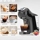 19 Bar 5in1 Multicapsule Espresso Coffee Machine for Dolce Gusto/Nespresso/LOR/MIO Capsule and Coffee Ground/ESE Coffee Pods EM-308A (BLACK-UK)