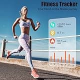 Smart Watch for Men Women Make/Answer Calls, 1.96'' HD Fitness Watch with 110+ Sports Modes, Heart Rate Sleep Monitor Activity Fitness Tracker Step Counter Smartwatch for Android iOS,Pink