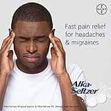 Alka-Seltzer Alka Seltzer Original Effervescent Tablets with Aspirin, Fast and Effective Pain Relief for Cold and Flu, 1 Pack of 20