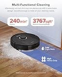 roborock Q5 Pro+ Robot Vacuum Cleaner with Mop, Self Emptying, 5500Pa, DuoRoller Brush, Up to 7 Weeks of Hands Free Cleaning, Precise Navigation, Robot Vacuum and Mop, Ideal for Hard Floors, Pet Hair