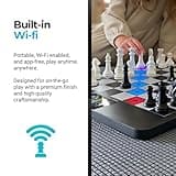 ChessUp 2 - Electronic Chess Board by Bryght Labs - Built-in WiFi, Chess Engine - Includes Chess Set TouchSense Pieces - Light Up Smart Chess Board - with AI, Lessons, Wireless Play & Companion App