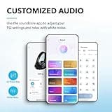soundcore by Anker Q20i Hybrid Active Noise Cancelling Foldable Headphones, Wireless Over-Ear Bluetooth, 40H Long ANC Playtime, Hi-Res Audio, Big Bass, Customize via an App, Transparency Mode (Black)