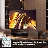 Hisense 65 Inch Mini-LED Smart TV 65U8NQTUK, Quantum Dot Colour, Dolby Vision IQ & Atmos, iMax Enhanced, 2.1.2 Channel Speakers and Vidaa OS with Freely, Youtube, Netflix and Disney+ (2024 Model)