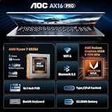2025 Laptop with AMD Ryzen 7 5700U Processor(8C/16T, Up to 4.3GHz), 16.1“ FHD Display Laptop Computer with Backlit Keyboard, 16GB RAM 512GB NVMe SSD, WiFi 6, HDMI, USB3.2, Type-C, 53Wh Battery