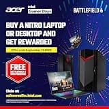 Acer Nitro V15 ANV15-51 Gaming Laptop - Intel Core i7-13620H Processor, 16GB, 1TB SSD, NVIDIA GeForce RTX 5060, 15.6" Full HD 165Hz, Windows 11, Black