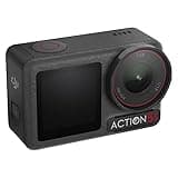 DJI Osmo Action 5 Pro Adventure Combo, 4K Action Camera 1/1.3" Sensor, Stabilization Vlogging Camera, Dual OLED Touchscreens, Waterproof Camera for Travel, 12h Extended Battery Life With 3 Batteries