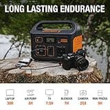 Jackery Portable Power Station Explorer 500, 518Wh Outdoor Backup Mobile Lithium Battery Pack with 230V/500W AC Outlet for holiday RV Camping, Outdoor Adventure, Emergency