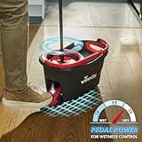 Vileda Turbo Microfibre Mop And Bucket Set, Spin Mop For Cleaning Floors, Set Of 1x Mop And 1x Bucket, Eco Packaging