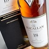 The Macallan 18 Years Old Sherry Oak, Single Malt Speyside Scotch Whisky, Ginger & Dark Chocolate, Aged in European Oak Sherry Season Casks, 43% ABV, 70cl, 2023 Release