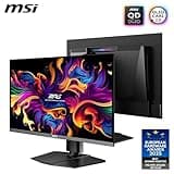 MSI MPG 272URX QD-OLED 26.5 Inch 4K UHD Gaming Monitor - 3840 x 2160 Quantum Dot OLED Panel,EL Gen3, 240Hz / 0.03ms, 99% DCI-P3, ΔE≤2, DisplayHDR True Black 400, KVM, DP 2.1a, HDMI 2.1, USB Type-C