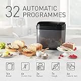 Panasonic YR2540 Fully Automatic Breadmaker, with yeast & nut dispensers, Manual Settings for Bread & Rising, Dual Temperature Sensors, 13 Hours Digital Timer, Gunmetal