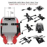 EG STARTS Flight Sim Chair Mounts Center Joystick Chair Mount For T-Flight Hotas 4 & Warthog Flight Stick & T16000M FCS & TCA Sidestick Airbus Edition & VKB Gunfighyrt pro MK 3 Stick