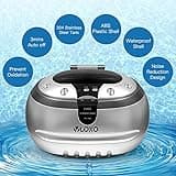 VLOXO CD-2800 Ultrasonic Cleaner Jewellery Cleaner 600ml 50W 42khz Ultrasonic Bath Cleaner for Jewelry Ring Earring Necklace Glasses Watch Metal Coins Dentures Razors Tattoo Tools Guiness Surger Cans
