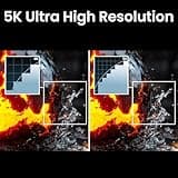 BenQ PD2730S 27” 5K Monitor, 90W Thunderbolt 4, 218 PPI, 98% P3, 2000:1 Contrast, Nano Matte Panel, Daisy Chain, KVM, Height Adjustable, Mac-Compatible, for 3D Artists, VFX Animators, Game Designers