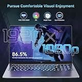 ACEMAGIC Newest Gaming Laptop Computer - 16.1'' FHD Display Laptop with AMD Ryzen 7 5700U Processor(beat i7-1265U), 16GB Ram DDR4x2 512GB SSD Notebook Computer with Backlit Keyboard, WiFi 6