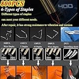 150W Plastic Welding Kit&Plastic Welder,2 in1 Plastic Welder Gun Soldering Kit,Hot Stapler Plastic Welding Car Bumper Repair Kit with 64pcs Plastic Welding Rods&800pcs Staples for Plastic Crack Repair