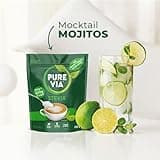 Pure Via Stevia Sugar Alternative - Gluten Free and Zero Calorie Natural Sweetener - 250g X 4, Equivalent to 1kg