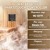 Hanchen 9KW Shower Steam Generator for 7.5m³ Room 35-55℃ Bath Sauna Steam Generator Home Bathroom CE380V