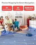 roborock Q5 Pro+ Robot Vacuum Cleaner with Mop, Self Emptying, 5500Pa, DuoRoller Brush, Up to 7 Weeks of Hands Free Cleaning, Precise Navigation, Robot Vacuum and Mop, Ideal for Hard Floors, Pet Hair