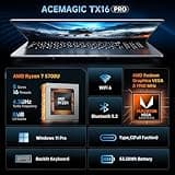 ACEMAGIC Newest Gaming Laptop Computer - 16.1'' FHD Display Laptop with AMD Ryzen 7 5700U Processor(beat i7-1265U), 16GB Ram DDR4x2 512GB SSD Notebook Computer with Backlit Keyboard, WiFi 6