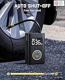 Fanttik X9 Pro Portable Tire Inflator for Compact Car, 27s Fast Inflate Electric Bike Pump with Digital Tire Pressure Gauge, 150PSI Air Compressor for Electric Bikes, Compact Car, Ball