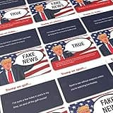 Bubblegum Stuff - Trump News Game - Guess The Fake News Trump Quote Comedy Card Game - Suitable For Family, Kids, Teenagers & Adults